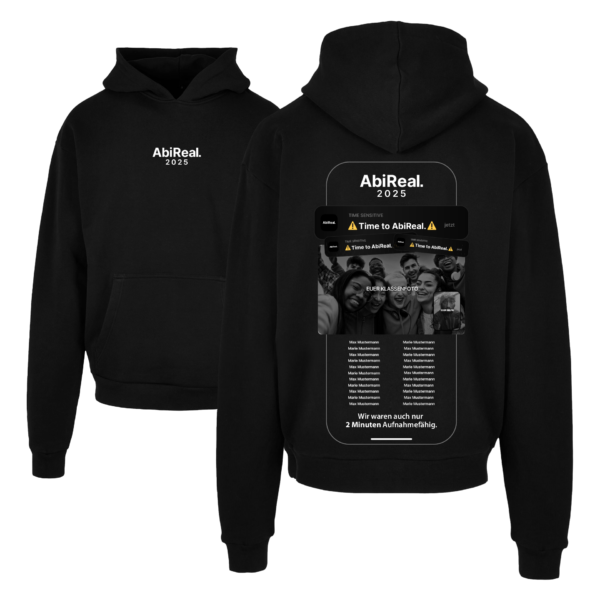 AbiReal BeReal Abschluss Pullover