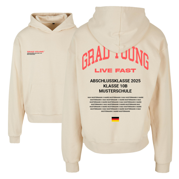 Grad Younge Live Fast Abschluss Pullover